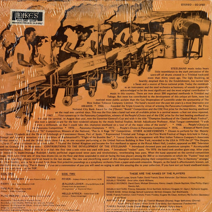 The West Indian Tobacco Gay Desperados / Pan In Honey (CO 3182) 1976 Trinidad & Tobago Hildrina｜中古LP
