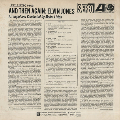 Elvin Jones / エルヴィン・ジョーンズ / And Then Again (P-6091A)