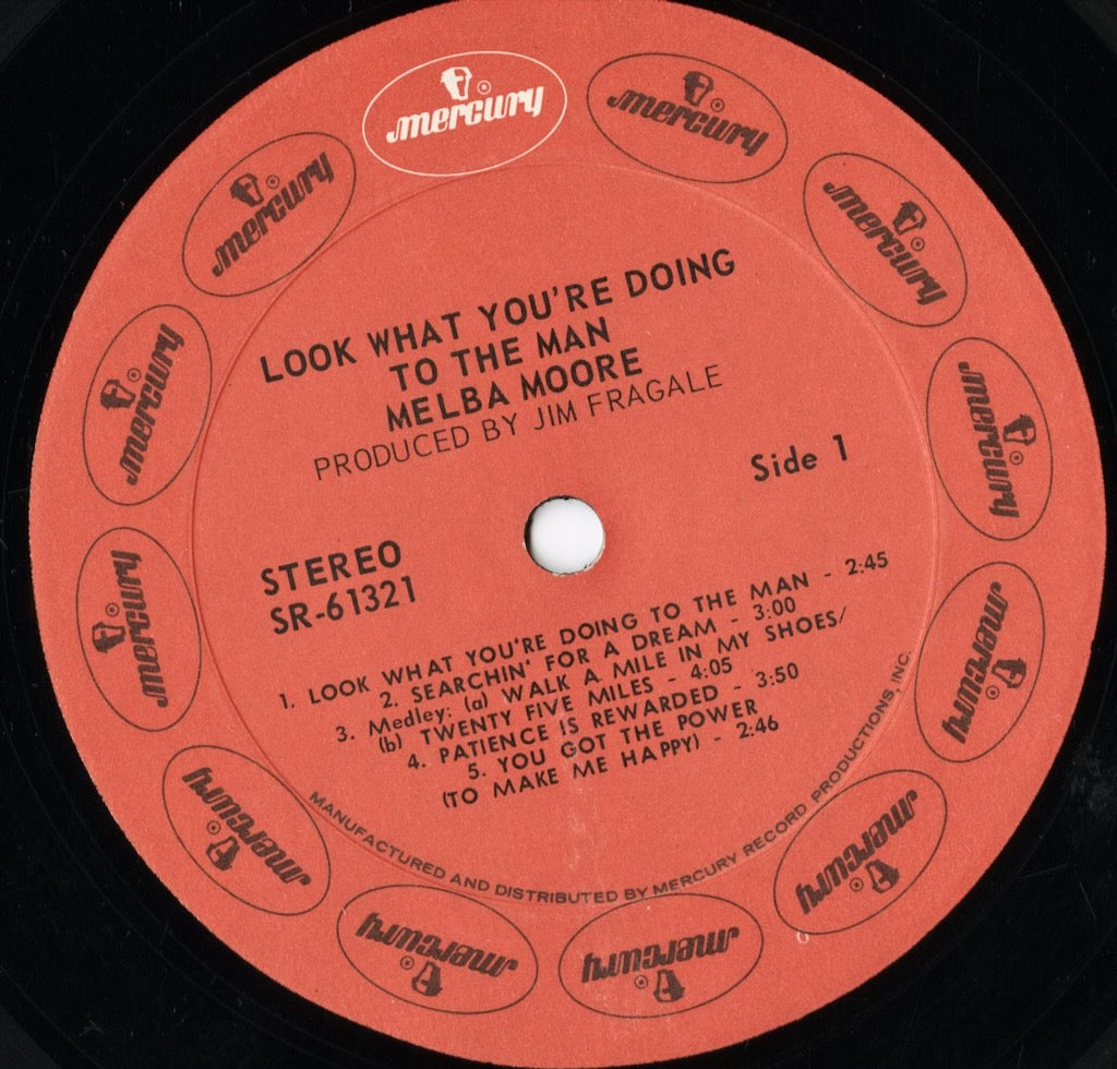Melba Moore - Look What You're Doing To The Man (SR 61321) LP 1971 US Mercury｜中古LP