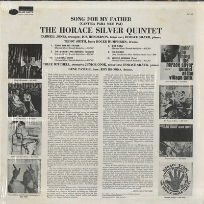 Horace Silver / ホレス・シルヴァー / Song For My Father (BST 84185)