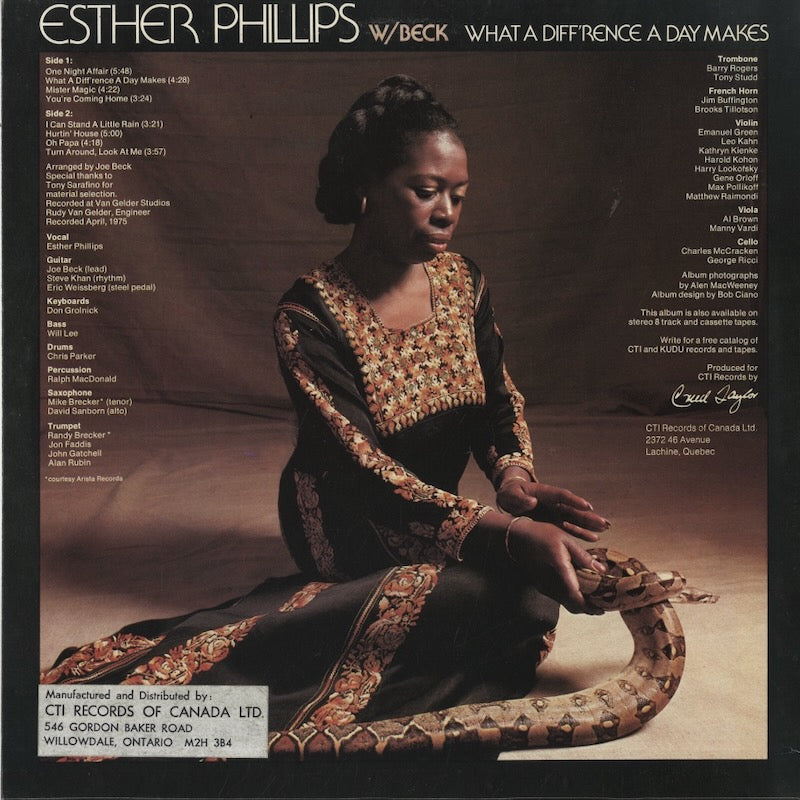 Esther Phillips / エスター・フィリップス / What A Diff'rece A Day Makes (KU-23)