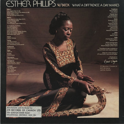 Esther Phillips / エスター・フィリップス / What A Diff'rece A Day Makes (KU-23)