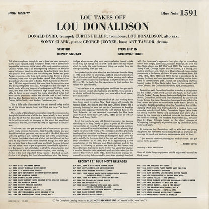Lou Donaldson / ルー・ドナルドソン / Lou Takes Off (GXK 8208)