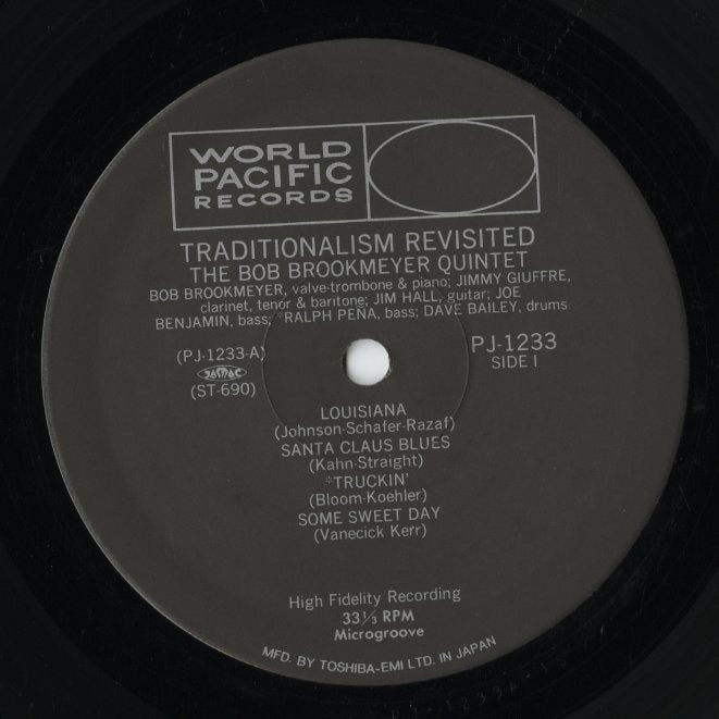 Bob Brookmeyer - Traditionalism Revisited (PJ-1233) LP 1957/1991 JPN Pacific Jazz｜中古LP