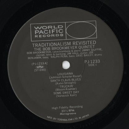 Bob Brookmeyer - Traditionalism Revisited (PJ-1233) LP 1957/1991 JPN Pacific Jazz｜中古LP