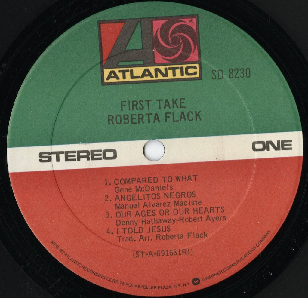 Roberta Flack - First Take (SD 8230) LP 1970's US Atlantic｜中古LP