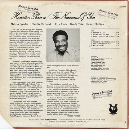 Houston Person – The Nearness Of You (MR 5178) LP 1978 US Muse | 中古LP