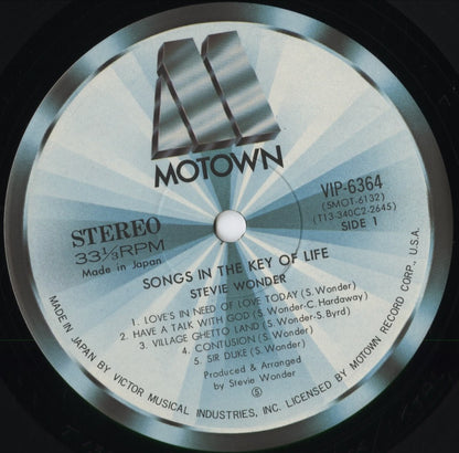 Stevie Wonder - Songs In The Key Of Life (VIP-6364/5) 1976 JPN Motown｜中古LP