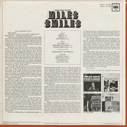 Miles Davis - Miles Smiles - STEREO (CS 9401) LP 1967 US Columbia｜中古LP