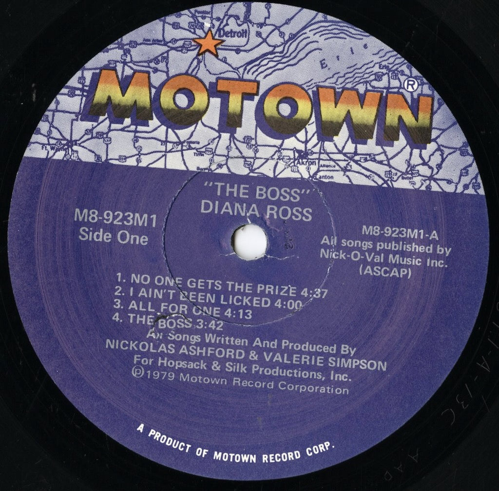 Diana Ross / ダイアナ・ロス / The Boss (M8 923M1)