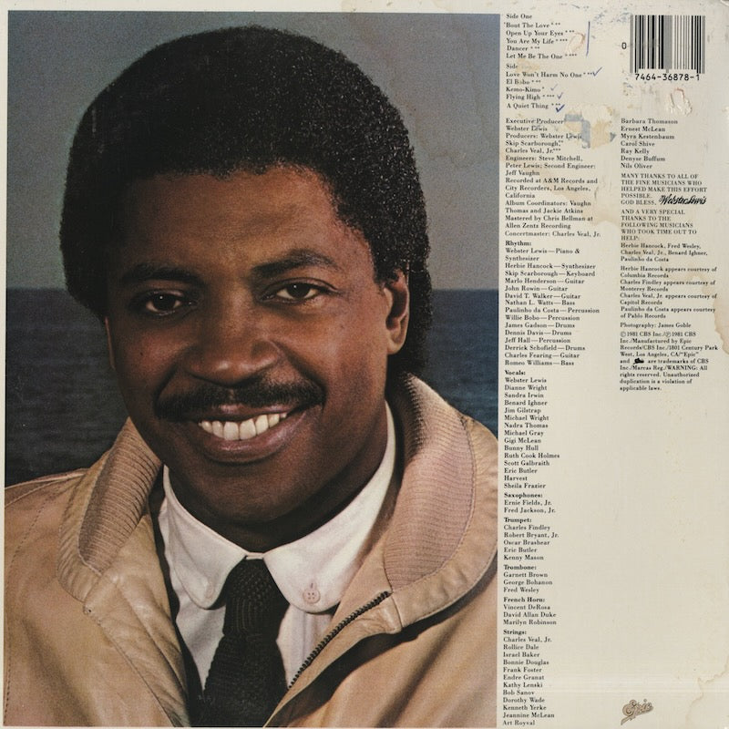 Webster Lewis / ウェブスター・ルイス / Let Me Be The One (FE 36878)