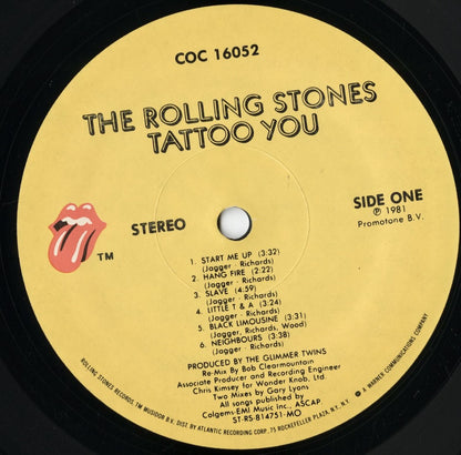 The Rolling Stones – Tattoo You (COC 16052) LP 1981 USオリジナル盤