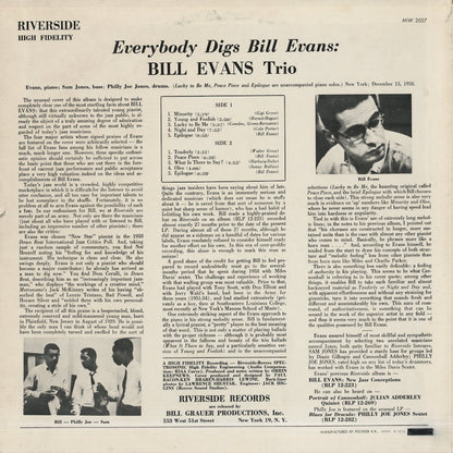 Bill Evans / ビル・エヴァンス / Everybody Digs Bill Evans (MW 2057)
