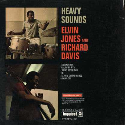 Elvin Jones - Richard Davis - Heavy Sounds (AS-9160) LP 1970 US Impulse｜中古LP