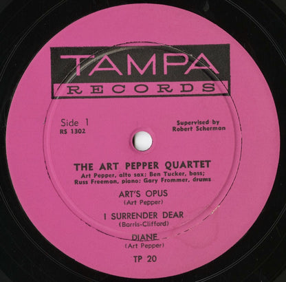 Art Pepper Quartet - Art Pepper Quartet (1957) (TP-20) 1958 US Tampa｜中古LP