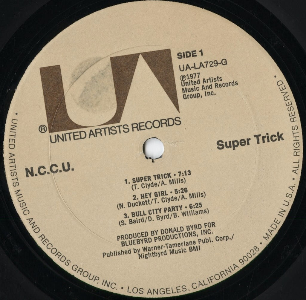 N.C.C.U. – Super Trick (UA-LA729-G) 1977 US United Artists | 中古LP