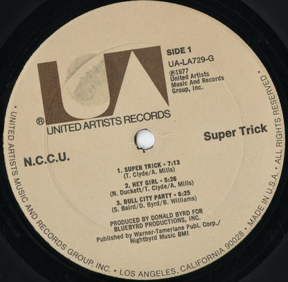 N.C.C.U. – Super Trick (UA-LA729-G) 1977 US United Artists | 中古LP