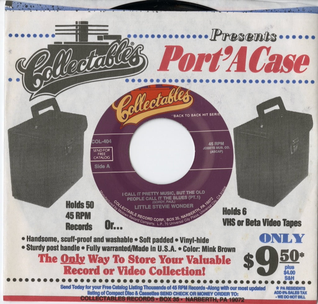 Little Stevie Wonder - I Call It Pretty Music, But The Old People Call It The Blues (COL-404) Collectables スティーヴィ・ワンダー