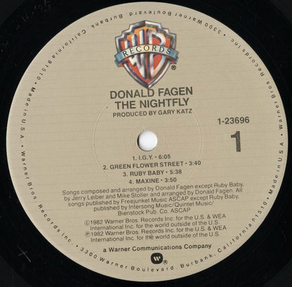 Donald Fagen - The Nightfly (1-23696) LP 1982 US Warner Bros｜中古LP