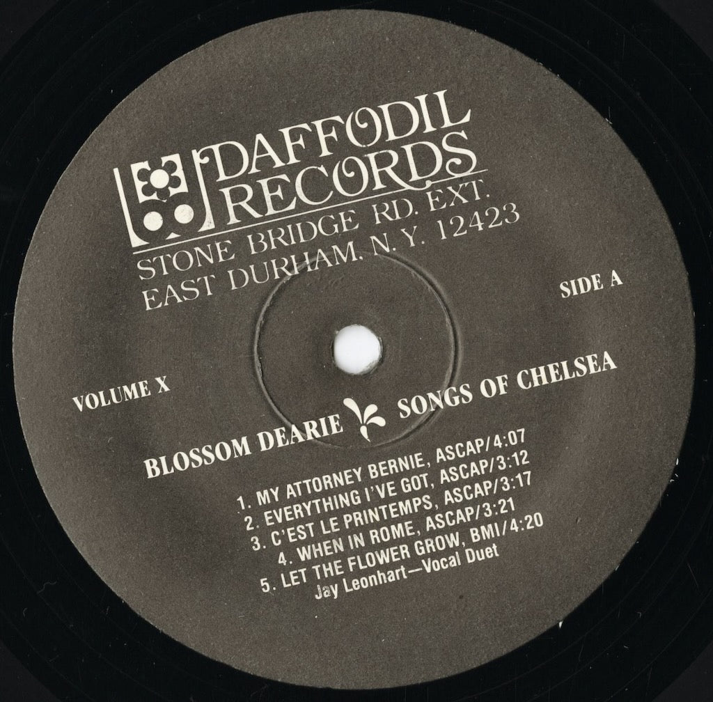 Blossom Dearie - Songs Of Chelsea (BMD 110) 1987 US Daffodil｜中古LP