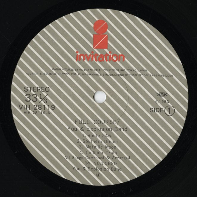 You & Explosion Band / 大野雄二 /  Full Course  (VIH-28119)