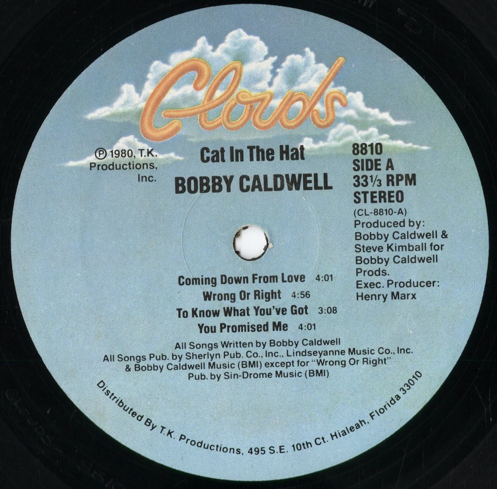 Bobby Caldwell - Cat In The Hat (8810) 1980 US Clouds｜中古LP