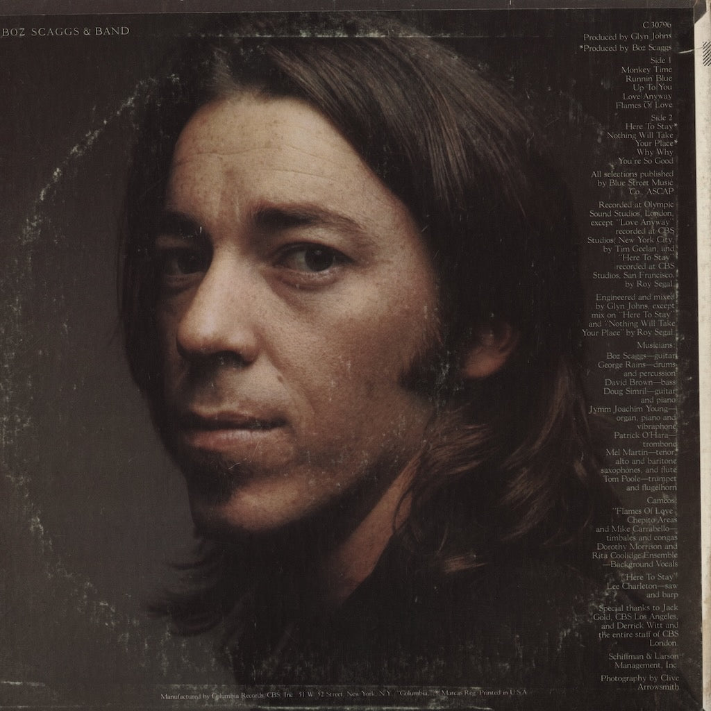 Boz Scaggs / ボズ・スキャッグス / Boz Scaggs & Band (C 30796)