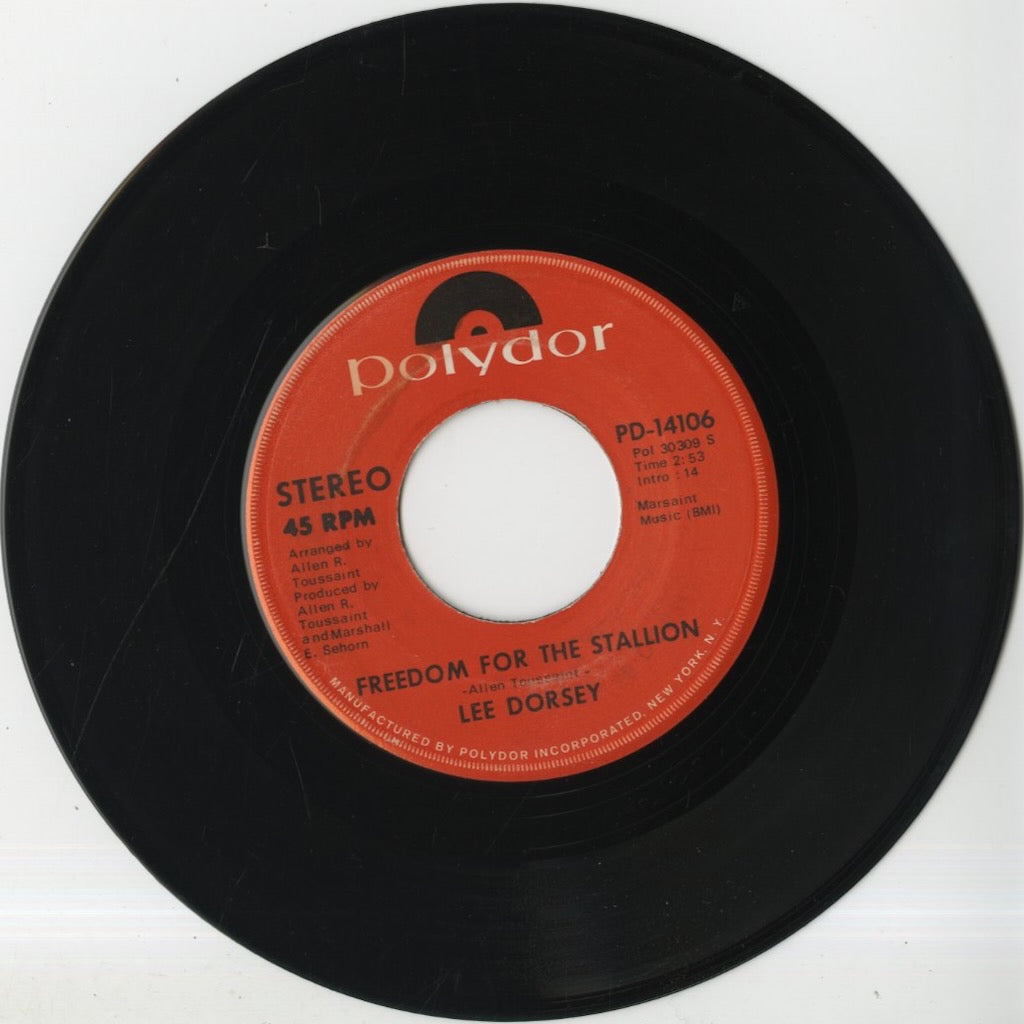 Lee Dorsey / リー・ドーシー / Freedom For Stallion -7 (PD-14106)