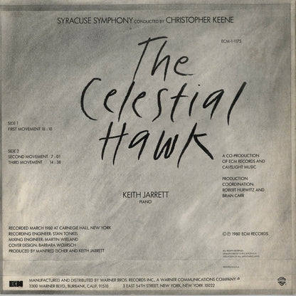 Keith Jarrett - The Celestial Hawk (ECM-1-1175) 1980 US ECM｜中古LP