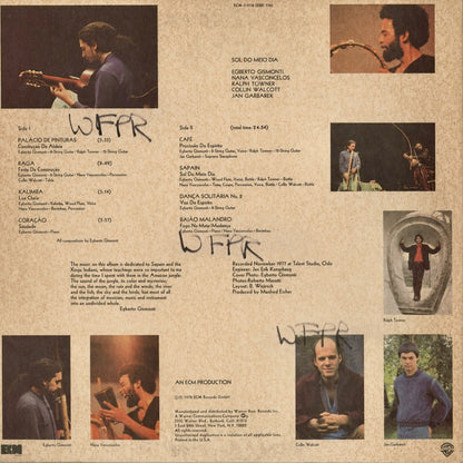 Egberto Gismonti - Sol Do Meio Dia (ECM-1-1116) LP 1977 US ECM｜中古LP
