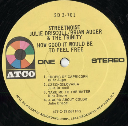Julie Driscoll / Brian Auger - Streetnoise (SD 2-701) 1969 US Atco｜中古LP