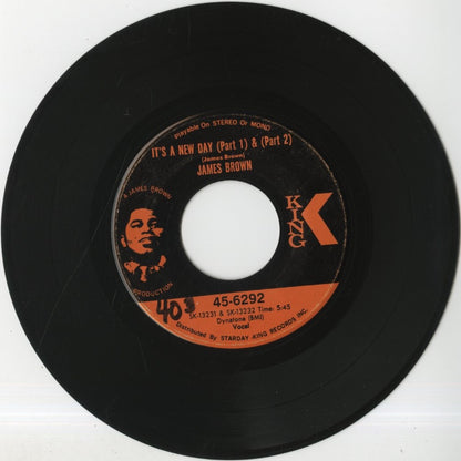 James Brown / ジェームス・ブラウン / It's A New Day / Georgia On My Mind -7 (45-6292)