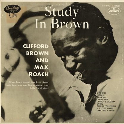 Clifford Brown and Max Roach - Study In Brown (BT-1321) 1974 JPN Mercury｜中古LP