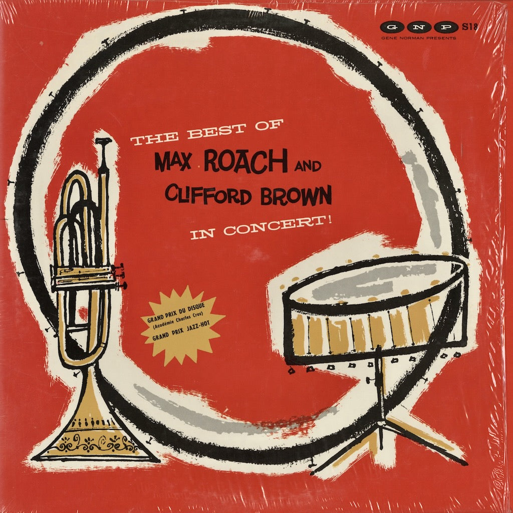 Max Roach Clifford Brown The Best Of Max Roach And Clifford Brown In Concert GNP-18 LP 1973 USA GNP