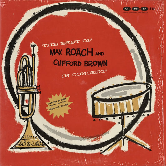 Max Roach Clifford Brown The Best Of Max Roach And Clifford Brown In Concert GNP-18 LP 1973 USA GNP