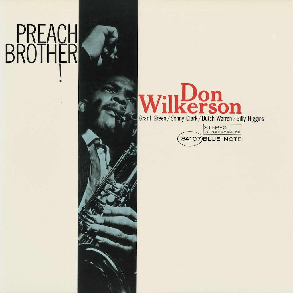 Don Wilkerson - Preach Brother! (BN 4107) 1990 JPN Blue Note｜中古LP