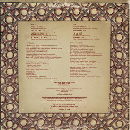 Kool & The Gang / Open Sesame (DEP 2023) LP 1976 US De-Lite｜中古LP