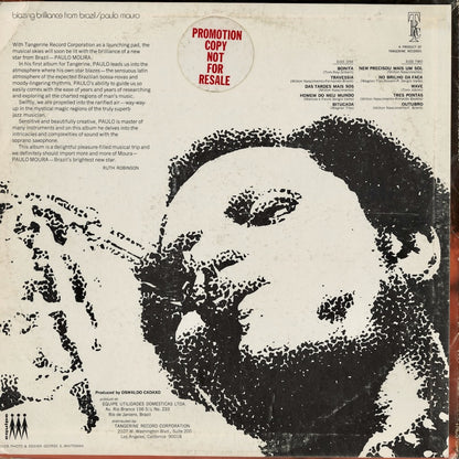 Paulo Moura - Blazing Briliance From Brazil (TRCS 1514) LP 1972 US Tangerine｜中古LP