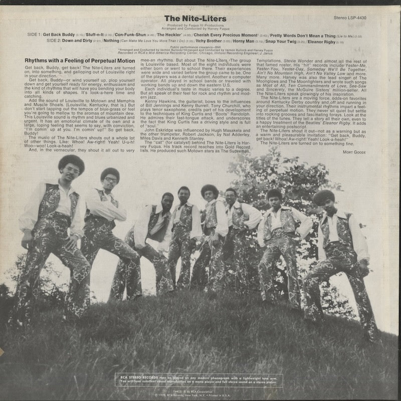 The Nite-Liters / ナイト・ライターズ / The Nite-Liters (LSP-4430)