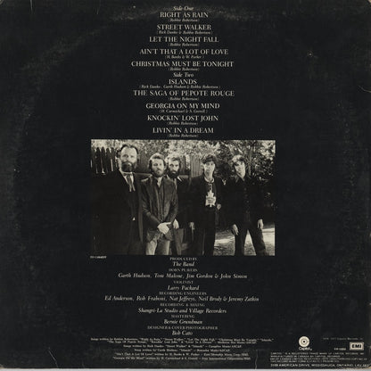 The Band - Islands (SW-11602) 1977 CAN Capitol｜中古LP