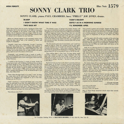 Sonny Clark / ソニー・クラーク / Sonny Clark Trio (BST-1579)