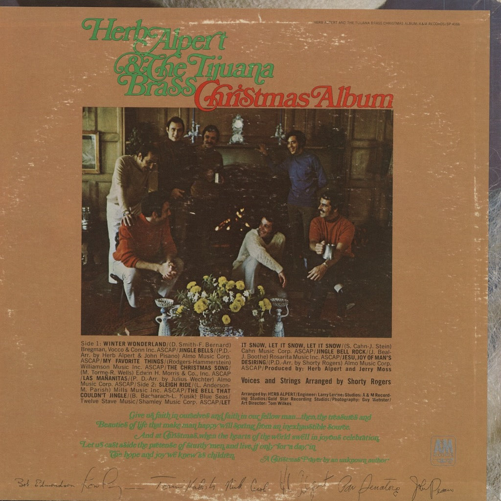 Herb Alpert & The Tijuana Brass / ハーブ・アルパート / Christmas Album (SP 4166)