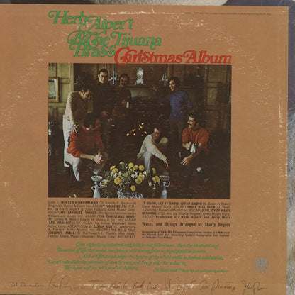 Herb Alpert & The Tijuana Brass / ハーブ・アルパート / Christmas Album (SP 4166)