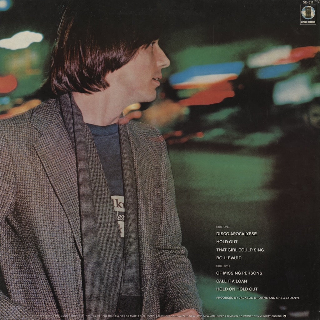 Jackson Browne – Hold Out (5E-511) LP 1980 US Asylum | 中古LP