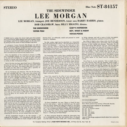 Lee Morgan - The Sidewinder (BST 84157) LP 1964 US Blue Note｜中古LP