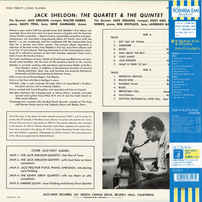 Jack Sheldon / ジャック・シェルドン / The Quartet & The Quintet (TOJJ-5816)