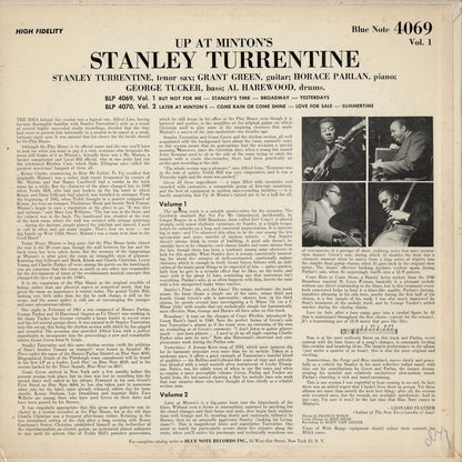 Stanley Turrentine / スタンリー・タレンタイン / Up At "Minton's", Vol. 1 (BLP 4069)