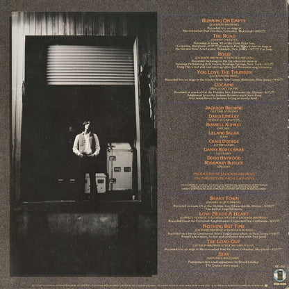Jackson Browne - Running On Empty (6E-113) 1977 US Asylum｜中古LP