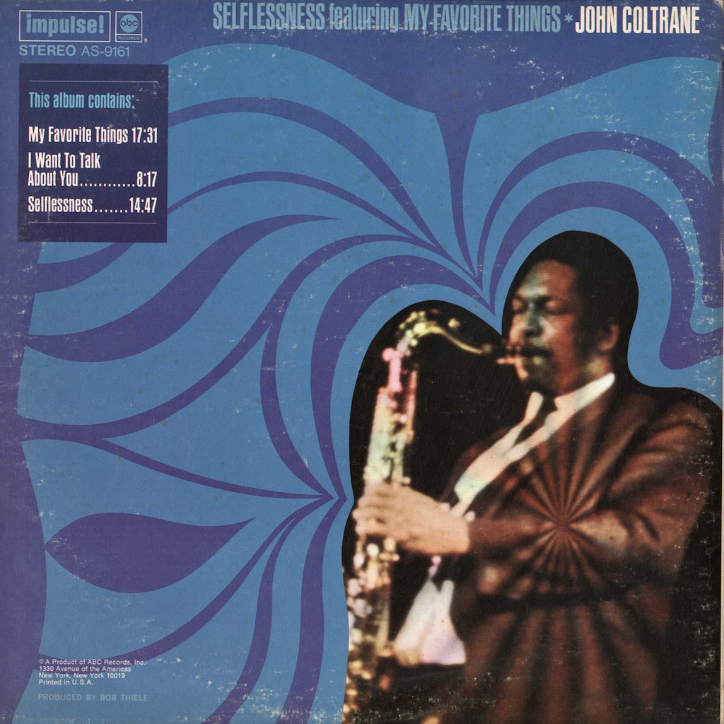 John Coltrane / ジョン・コルトレーン / Selflessness Featuring My Favorite Things (AS-9161)