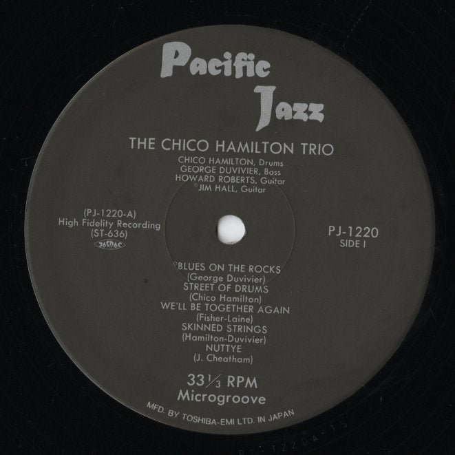 Chico Hamilton - Chico Hamilton Trio (PJ-1220) LP 1955/1991 JPN Pacific Jazz｜中古LP